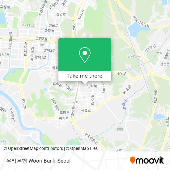 우리은행 Woori Bank map