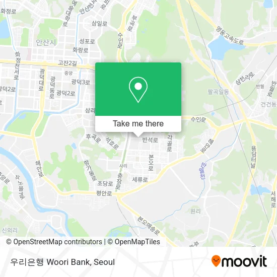 우리은행 Woori Bank map