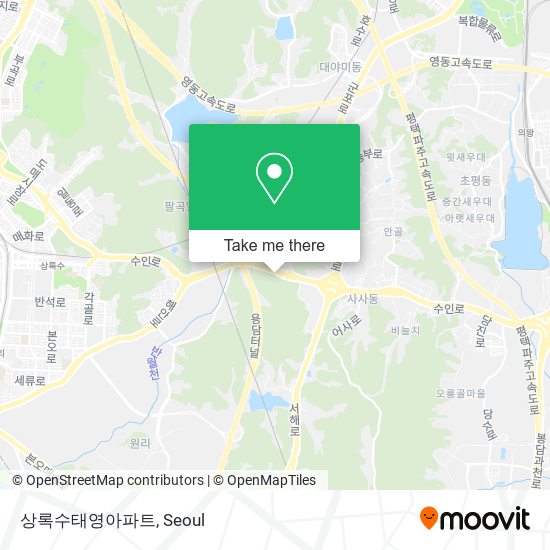 상록수태영아파트 map