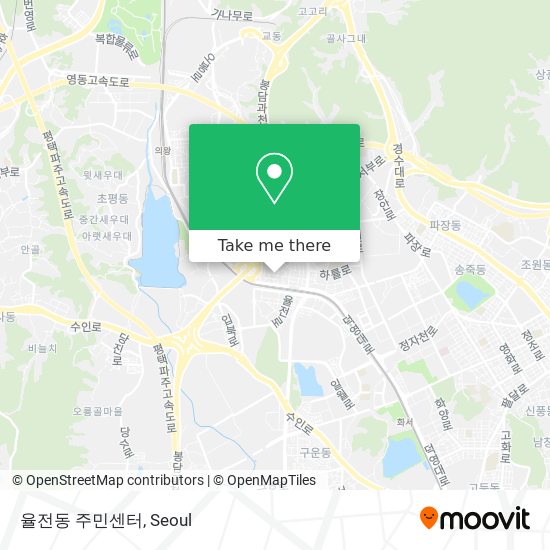 율전동 주민센터 map