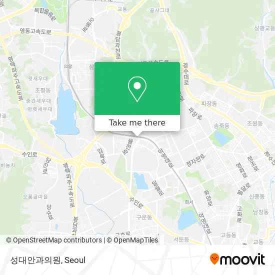 성대안과의원 map
