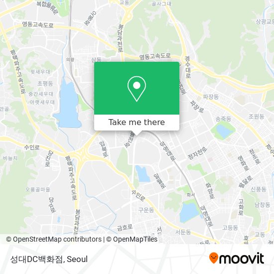 バス または 地下鉄 - サブウェイで수원시, 경기도の성대DC백화점への行き方|Moovit