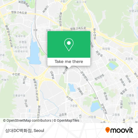 성대DC백화점 map