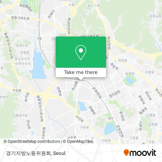 경기지방노동위원회 map