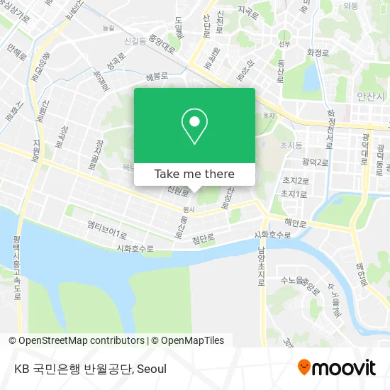 KB 국민은행 반월공단 map