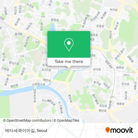 메타세콰이어길 map