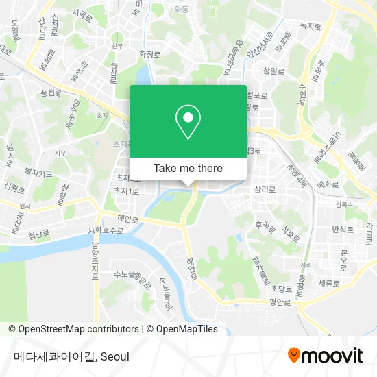 메타세콰이어길 map