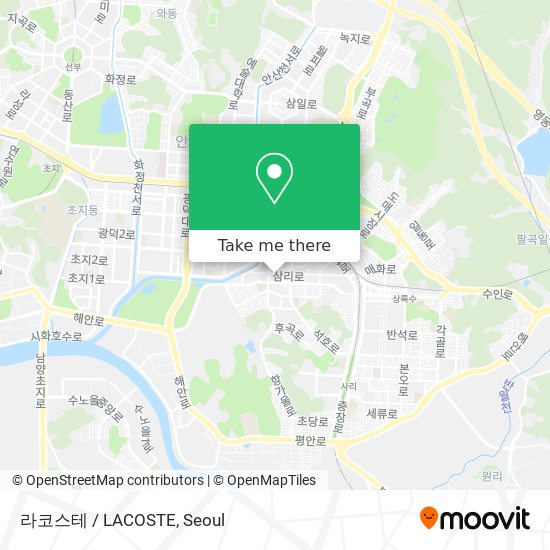 라코스테 / LACOSTE map