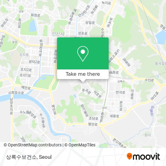 상록수보건소 map