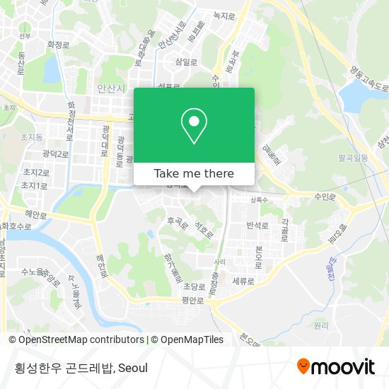 횡성한우 곤드레밥 map