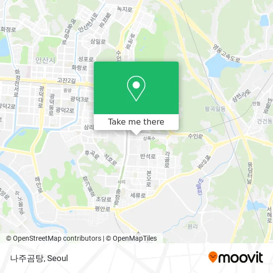 나주곰탕 map