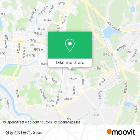 정동진해물촌 map