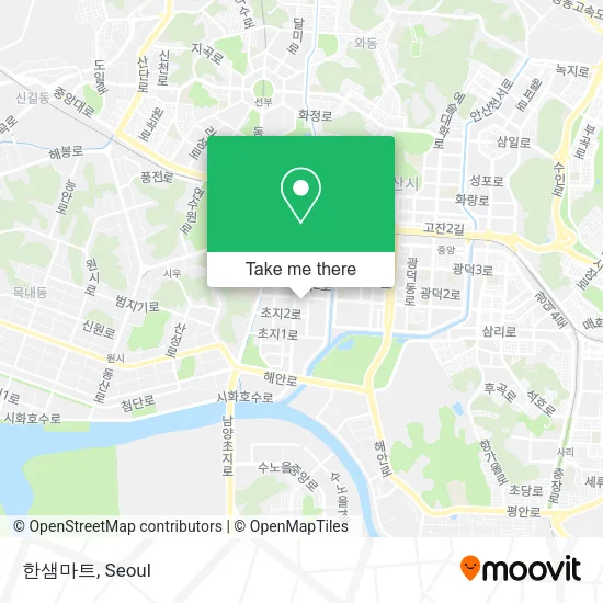 한샘마트 map