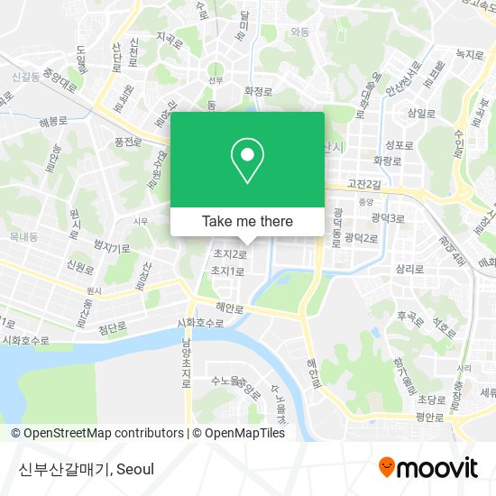 신부산갈매기 map