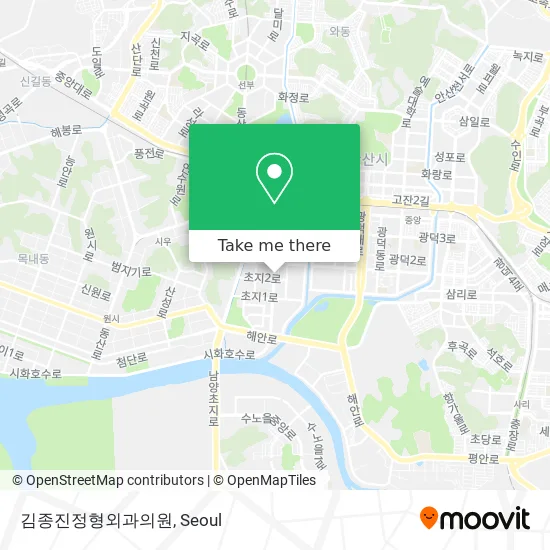 김종진정형외과의원 map