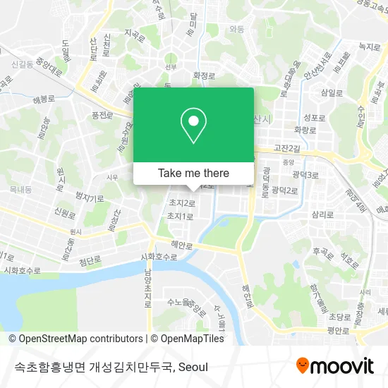 속초함흥냉면 개성김치만두국 map