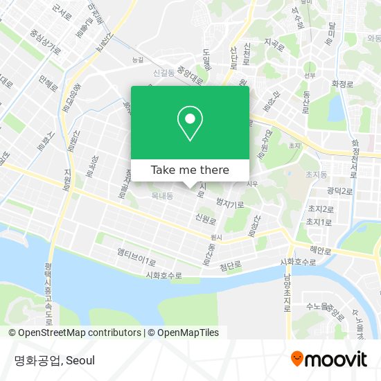 명화공업 map