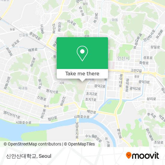 신안산대학교 map