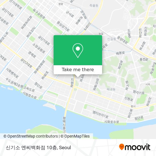 신기소 엔씨백화점 10층 map