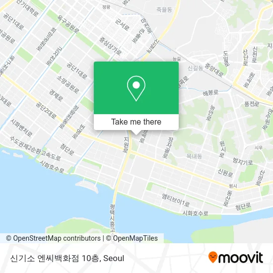신기소 엔씨백화점 10층 map