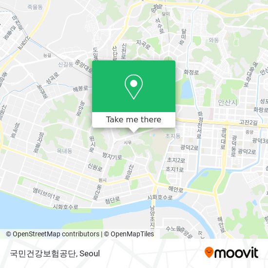 국민건강보험공단 map