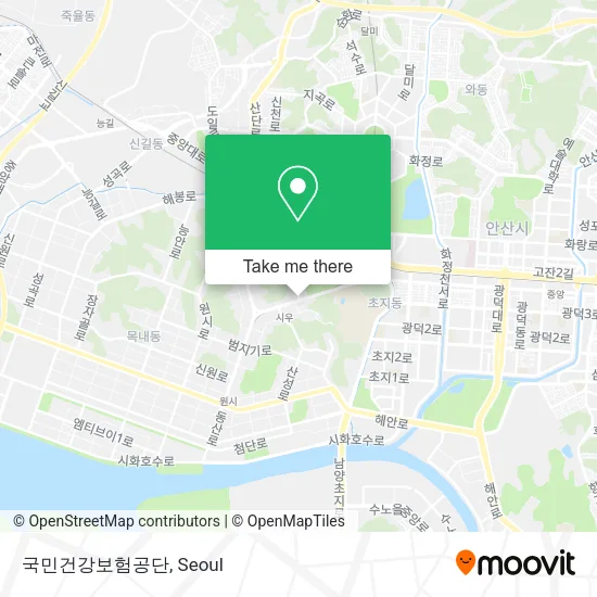 국민건강보험공단 map