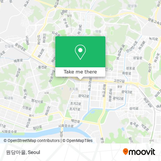 원당마을 map