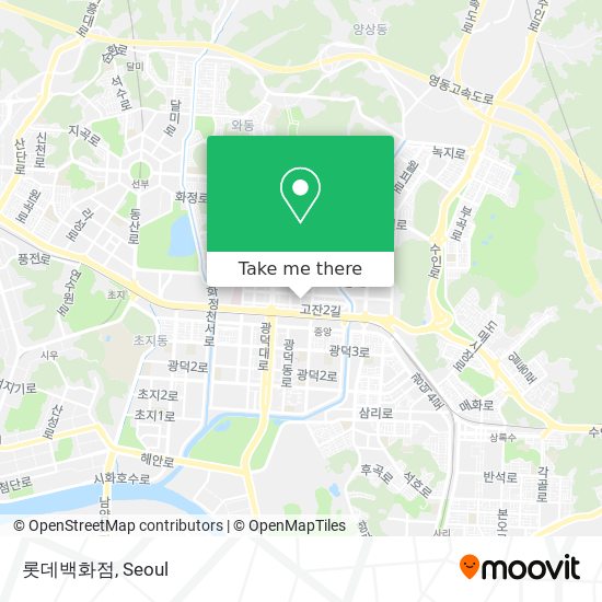 롯데백화점 map