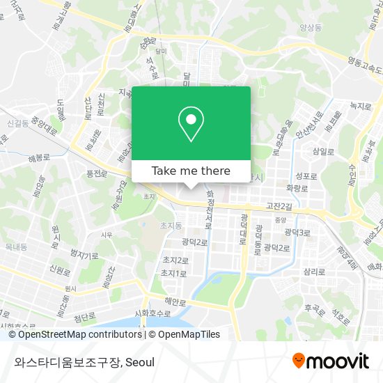 와스타디움보조구장 map