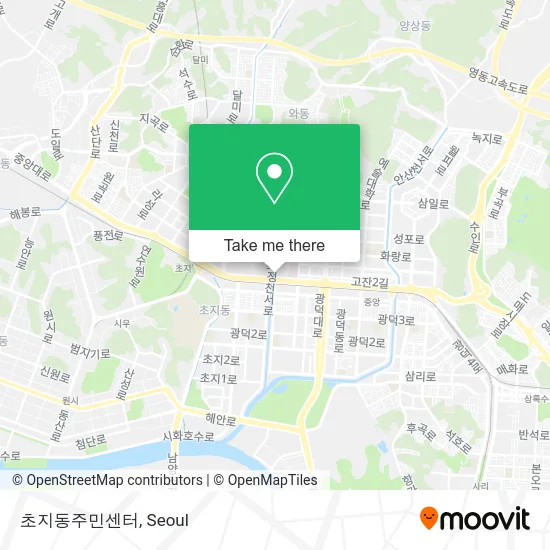 초지동주민센터 map