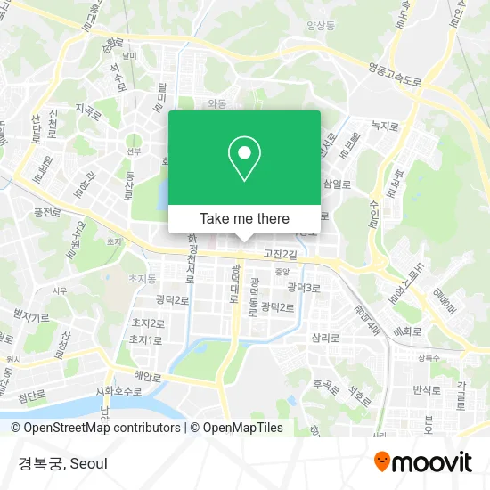 경복궁 map
