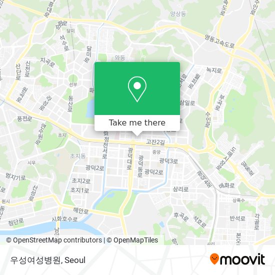 우성여성병원 map