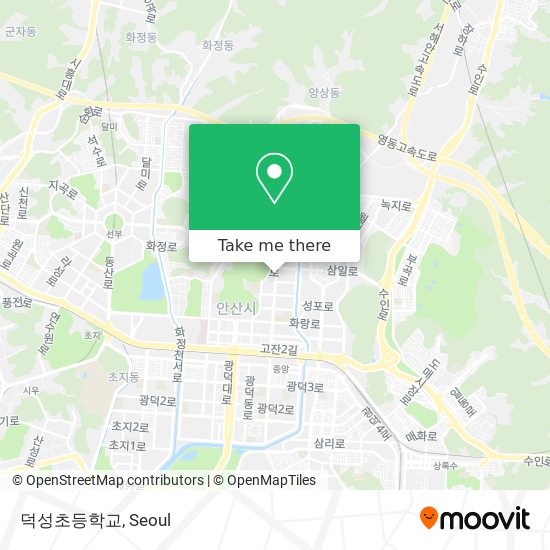 덕성초등학교 map