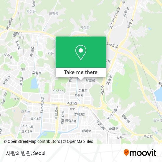 사랑의병원 map