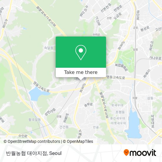 반월농협 대야지점 map