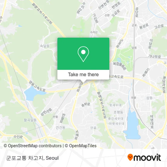 군포교통 차고지 map