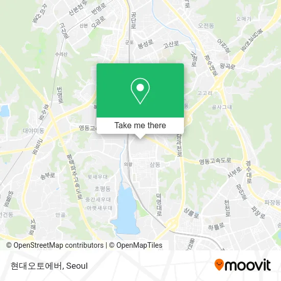 현대오토에버 map