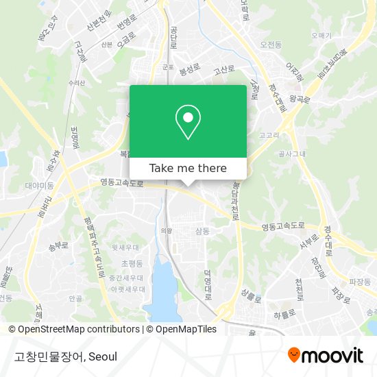 고창민물장어 map