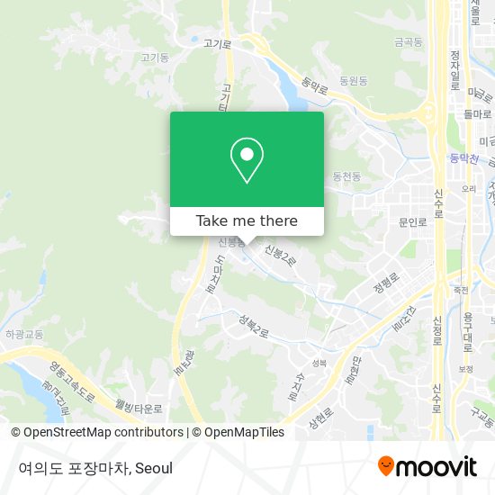 여의도 포장마차 map
