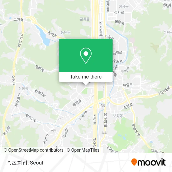속초회집 map