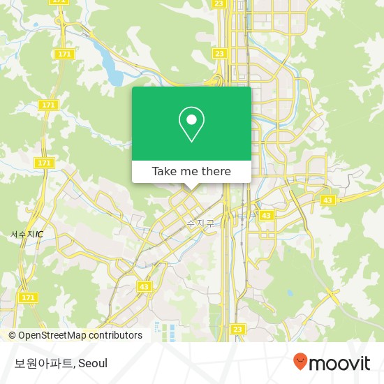 보원아파트 map