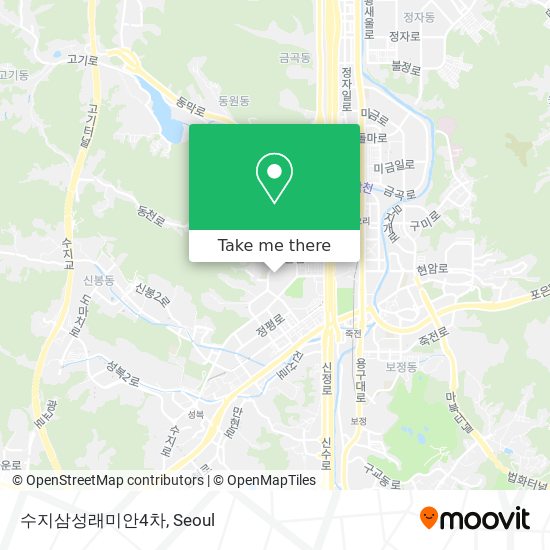 수지삼성래미안4차 map