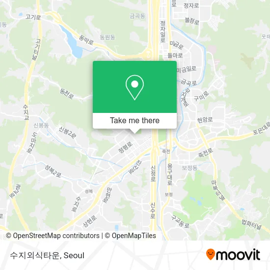 수지외식타운 map