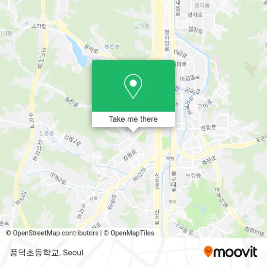 풍덕초등학교 map