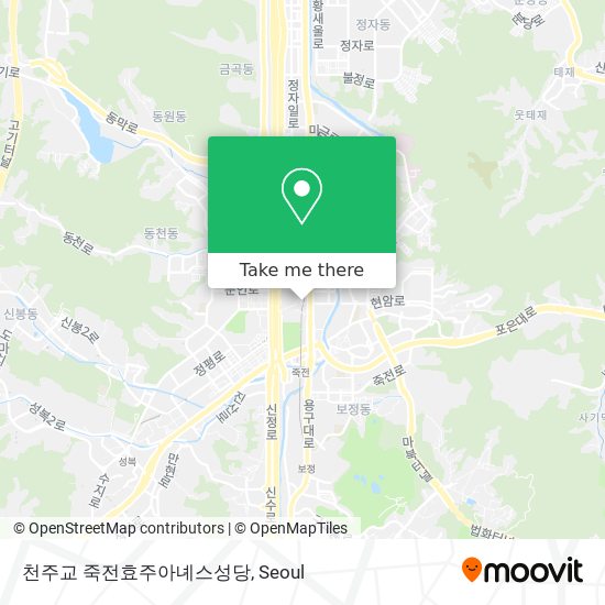 천주교 죽전효주아녜스성당 map