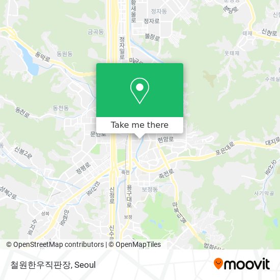 철원한우직판장 map