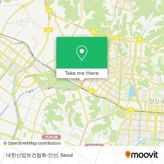 대한산업보건협회-안산 map