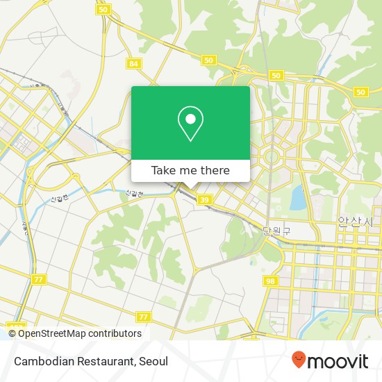 Cambodian Restaurant map