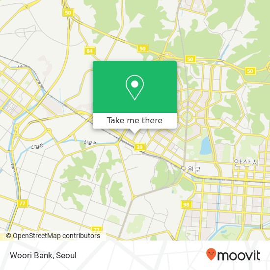 Woori Bank map