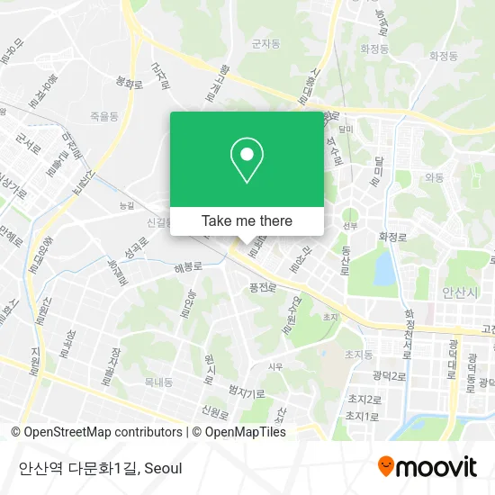 안산역 다문화1길 map